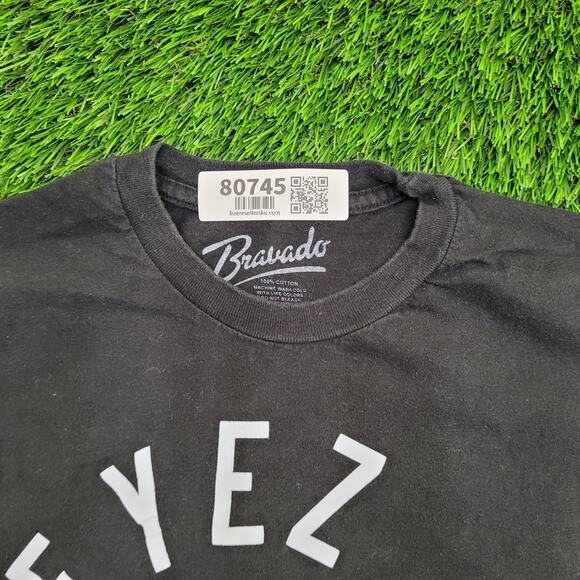 2PAC Tupac-Shakur Shirt Womens Medium 19x25 Black Hip-Hop - Picture 8 of 13